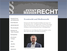 Tablet Screenshot of eumrecht.de